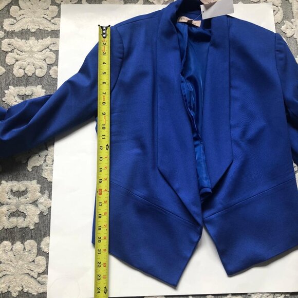 NWT, Philosophy Republic Clothing, Women's Blazer, Size: 8, Color: Blue - Picture 9 of 9